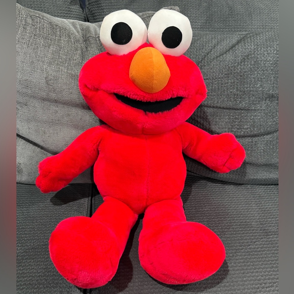 Vintage 1997 Tyco Jim Henson Sesame Street Elmo 28" Sunny day 32259 Plush